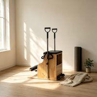 Appareil de Pilates Reformer en bois d'érable BSW - Équipement de studio de Pilates portable, garantie 5 ans, service personnalisé, prix bas, haute qualité