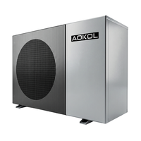 Chauffe-eau monobloc air-eau haute performance 8 kW à faible température avec onduleur DC Système de pompe à chaleur EVI A+++ haute température ECO R290 au propane