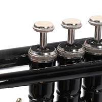 Trumpet Bb Brass Instrument Standard Set for Beginners Band Professional Performance