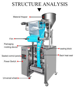 Macchina automatica per imballare i granuli di frutta secca macchina per imballare i semi di girasole e gli anacardi di arachidi - Product Image 2