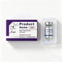 Étiquettes d'emballage de peptides, film BOPP holographique, 3 ml, 10 ml, 30 ml, RUO ODM