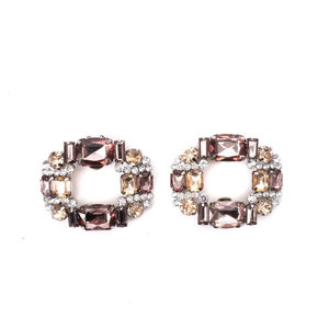 Fermaglio <span class=keywords><strong>per</strong></span> <span class=keywords><strong>scarpe</strong></span> con strass quadrato <span class=keywords><strong>lucido</strong></span> staccabile da donna con tacco alto accessorio <span class=keywords><strong>per</strong></span> decorazione - Product Image 2