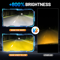 HYNBYZJ Vente en gros 180W Systèmes d'éclairage automobile 32000LM Phare LED H7 360 degrés Phare LED H4 Ampoule de phare LED H1 H11 12V