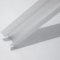Diffuseur en acrylique blanc laiteux long pour éclairage linéaire LED, abat-jour en plastique acrylique pour éclairage décoratif intérieur
