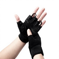 Gants demi-doigts en microfibre personnalisés pour adultes, pour le sport, le cyclisme, le fitness, l'entraînement aux haltères, le barre de traction - Unisexe, été
