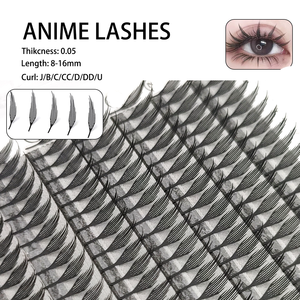 Pestañas Únicas con Efecto Anime SPIKES, Súper Suaves, Impresas en 3D, Pestañas de Pelo Sintético <span class=keywords><strong>Premae</strong></span> CC con 12 Filas para un Look de Pestañas Puntiagudas - Product Image 2
