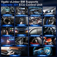 Herramienta de Diagnóstico para Automóviles Vgate VLinker BM OBD2 Original, Bluetooth 3.0 para Android, Escáner Automotriz para BMW, Herramienta de Diagnóstico Bimmercode