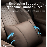 Coussin de soutien pour la nuque de la voiture, respirant, confortable, durable et antidérapant, compatible avec VW Passat, Tiguan et Golf