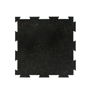 Azulejos de gimnasio entrelazados Supersafe duraderos de alta calidad de Malasia, pisos de goma resistentes a los rayos UV absorbentes de ruido - Product Image 4