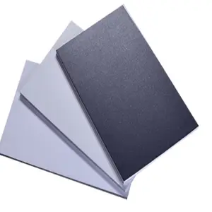 Alucobond แผงอะลูมิเนียมคอมโพสิต Acp ผนังภายนอก,แผง Acm สีเทาเงิน4มม. 0.3มม.