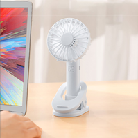 Ventilateur à pince multifonctionnel Ji Dan à quatre pales, blanc