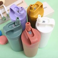 Muestra Gratuita de Botella de Agua de Alta Calidad de 550 ml (160 oz) con Logotipo Personalizado, Color Puro, Termo de Acero Inoxidable