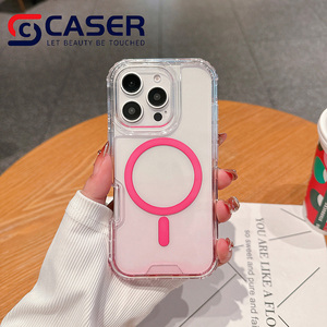 3-in-1 Gradient Magnetic trường hợp điện thoại cho <span class=keywords><strong>iPhone</strong></span> 16 Pro15 14 Ultra - Clear <span class=keywords><strong>4</strong></span> - Corner chống thả S cho cuối cùng bảo vệ - Product Image 6