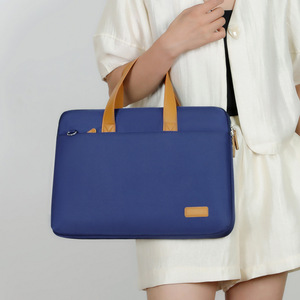 Sac pour ordinateur portable en polyester imperméable, mallette d'affaires légère, antichoc, 15,6 pouces, sac de voyage pour femmes, petite mallette - Product Image 5