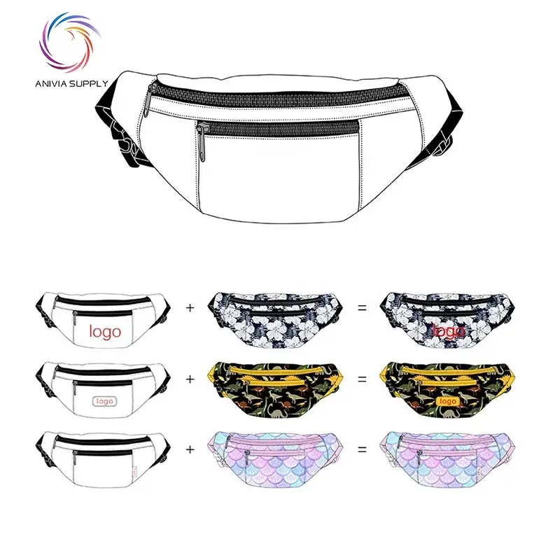 Fanny pack custom designer fanny pack waist bags for men women custom processing pouch waist bag