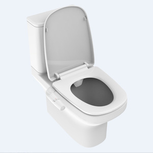 Juego de rociador de bidé de plástico ABS con doble boquilla, autolimpiante, mezclador de agua fría/caliente, montado en la pared <span class=keywords><strong>para</strong></span> higiene y limpieza del inodoro del baño - Product Image 4