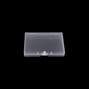 Transparent Plastic Storage Box Rectangle 18mm High PP Material Covered Eco Friendly Office Organizer For Electronics Fish - Product Image 3