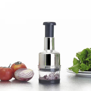 Picadora <span class=keywords><strong>de</strong></span> alimentos <span class=keywords><strong>de</strong></span> una pieza, minipicadora Manual <span class=keywords><strong>de</strong></span> <span class=keywords><strong>verduras</strong></span>, ensaladas, cebolla, ajo, venta al por mayor - Product Image 1