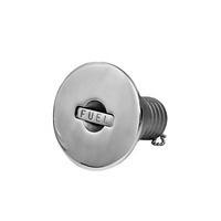 Bouchon de remplissage de pont en acier inoxydable 316 pour applications marines 38 mm (1-1/2 pouce) pour essence/carburant/eau/eaux usées/diesel, accessoires de quincaillerie pour kayak, yacht et bateau