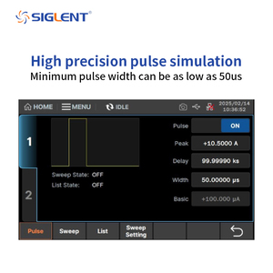 Medidor de Fuente Digital de Alta Precisión Siglent SMM3311X con Pantalla Táctil LCD Grande de 5 Pulgadas, Resolución de 10 FA/100 NV, 1 Año de Garantía - Product Image 3