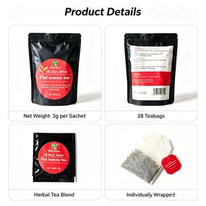 OEM 28-Day Slimming <strong>Tea</strong> for Gentle Detox &amp; Metabolism Support with Vitamins Sugar-Free Decaffeinated 28 Sachets Bag for Adults - Product Image 5