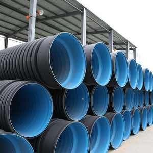 SN8 <span class=keywords><strong>800mm</strong></span> 1000mm 1200mm <span class=keywords><strong>HDPE</strong></span> đôi tường ống thoát nước cho hệ thống thoát nước đô thị - Product Image 1