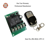 Module émetteur-récepteur RF 433 MHz, télécommande à code fixe, relais et interrupteurs récepteurs pour diverses applications
