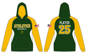 เสื้อมีฮู้ดสำหรับผู้ชายเสื้อเบสบอลแขนยาวผ้าฝ้ายโพลีเอสเตอร์ปักลายพิมพ์ซับลิเมชันโลโก้ตามสั่ง - Product Image 5