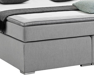 Lit à <span class=keywords><strong>sommier</strong></span> européen de luxe 3-en-1 (base/matelas/métal) – Personnalisable, OEM, Fournisseur en gros unique pour les détaillants de meubles - Product Image 4