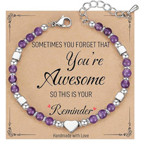 Bracelet Unisexe Extensible Simple et Tendance en Cristal Naturel, Agate, Œil de Tigre et Strass, Idéal pour Cadeau, Vente en Gros et Échantillonnage