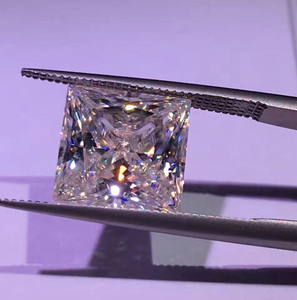 Moissanita al por Mayor, Corte Princesa Cuadrado, <span class=keywords><strong>Diamante</strong></span> Brillante Eterno, Precio por 1 Quilate en Venta - Product Image 1
