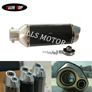 exclusivo de acero inoxidable universal de <span class=keywords><strong>escape</strong></span> de la motocicleta <span class=keywords><strong>doble</strong></span> <span class=keywords><strong>salida</strong></span> de <span class=keywords><strong>escape</strong></span> para scooter/de la motocicleta - Product Image 4