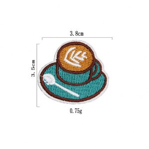 Cute Embroidery Cat Paw Ice Cream Coffee Patch for Decoration of Labor Suit Phone case - Product Image 4