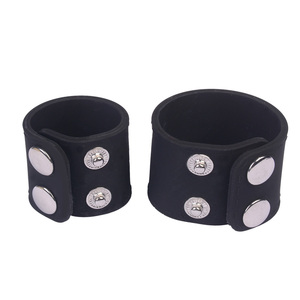 Anelli per Pene in Silicone per Adulti, Anello Morbido Allargabile con Regolazione a Bottone, Cintura in Silicone per Uomo, Giocattoli Sessuali - Product Image 4