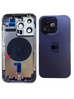 Coque de batterie complète d'origine avec châssis central et coque arrière pour iPhone 14Pro