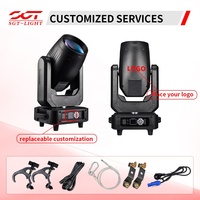 Projecteur Beam Moving Head 380W 16 canaux RDM DMX512 à faisceau étroit 2-3 degrés avec prisme, gobo, focus et frost, équipement professionnel pour concerts