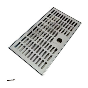 40x22x2cm Customized Beer <strong>bar</strong> Stainless Steel <strong>Drip</strong> <strong>Tray</strong> for Beer Dispenser - Product Image 1
