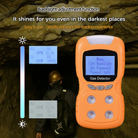 Detektor Gas Empat Dalam Satu Sensor Impor Asli Komposit Alarm Genggam Meter Portabel Multi Analisa Gas Darah