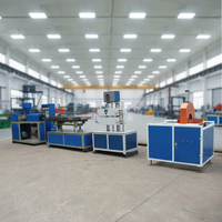 Machine de fabrication de profilés de protection d'angle pour PVC/PC, conception à vis simple, rapport L/D 30:1, puissance 11 kW - Production automatique de profilés