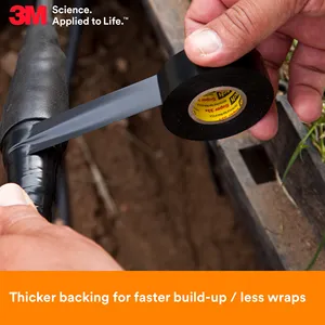 Scotch Super 33 + Băng keo Vinyl cao cấp mọi thời tiết, 2 in x 36 YD (108 ft), cuộn dài, 1 lõi, đen, 1 cuộn - Product Image 5