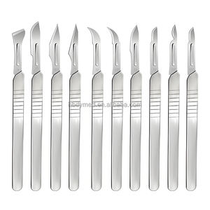 Fornecedores de Fábrica Instrumentos Médicos Descartáveis Reutilizáveis Cabo de Bisturi Manual Lâminas Cirúrgicas de Aço Inoxidável/ Cabo BP CE - Product Image 5