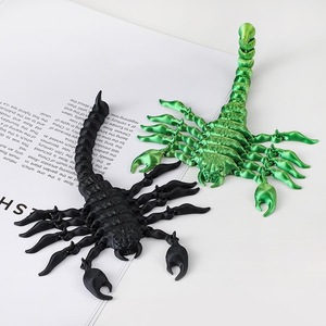 Venta al por mayor: Modelo de escorpión impreso en 3D a escala 1/12 de la marca 123, servicio OEM personalizado para proveedores, dinosaurios de plástico de moda. - Product Image 5