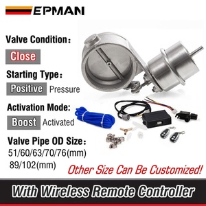 Válvula de Control de Escape con Actuador de Impulso, Recorte de 51 mm a 102 mm, Control Remoto Inalámbrico, Juego EP-CUT-CL-BOOST-BZ - Product Image 2