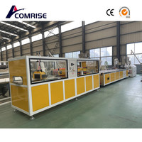 Máquina para Fabricar Perfiles de Plástico PVC WPC, Línea de Extrusión de Marcos de PVC, Máquina de Extrusión de Perfiles de PE PP