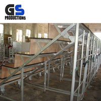 Riser de chœur Mobile de 12 pouces, scène de chorale pliante en aluminium, vente en gros, usine