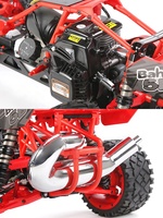 Rofun 360C 2024 Profesional, Buggy RC Nitro con Motor de Gasolina de 36CC, Nylon Mejorado, RTR, Tracción Trasera, Grado Hobby, Camioneta Baja