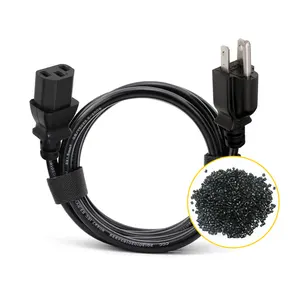 Выдвижной кабель Nema 5-15p C13 Us Iec, удлинитель блока питания переменного тока, 3-контактный стандартный шнур питания, США