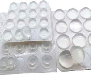 Pare-chocs de porte d'armoire en caoutchouc transparent en silicone collant auto-adhésif pare-chocs d'armoire pour meubles de cuisine de <span class=keywords><strong>Protection</strong></span> <span class=keywords><strong>murale</strong></span> - Product Image 3