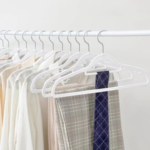 Non-slip Plastic Garment Hanger Double Shoulder Guard <b>Slim</b> Space-Saving Suitable for Both Dry Wet Conditions <b>Bathroom</b> Use - Product Image 6