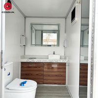 Remorque mobile de luxe de salle de bains avec la remorque mobile intérieure spacieuse de toilette pour des rassemblements publics